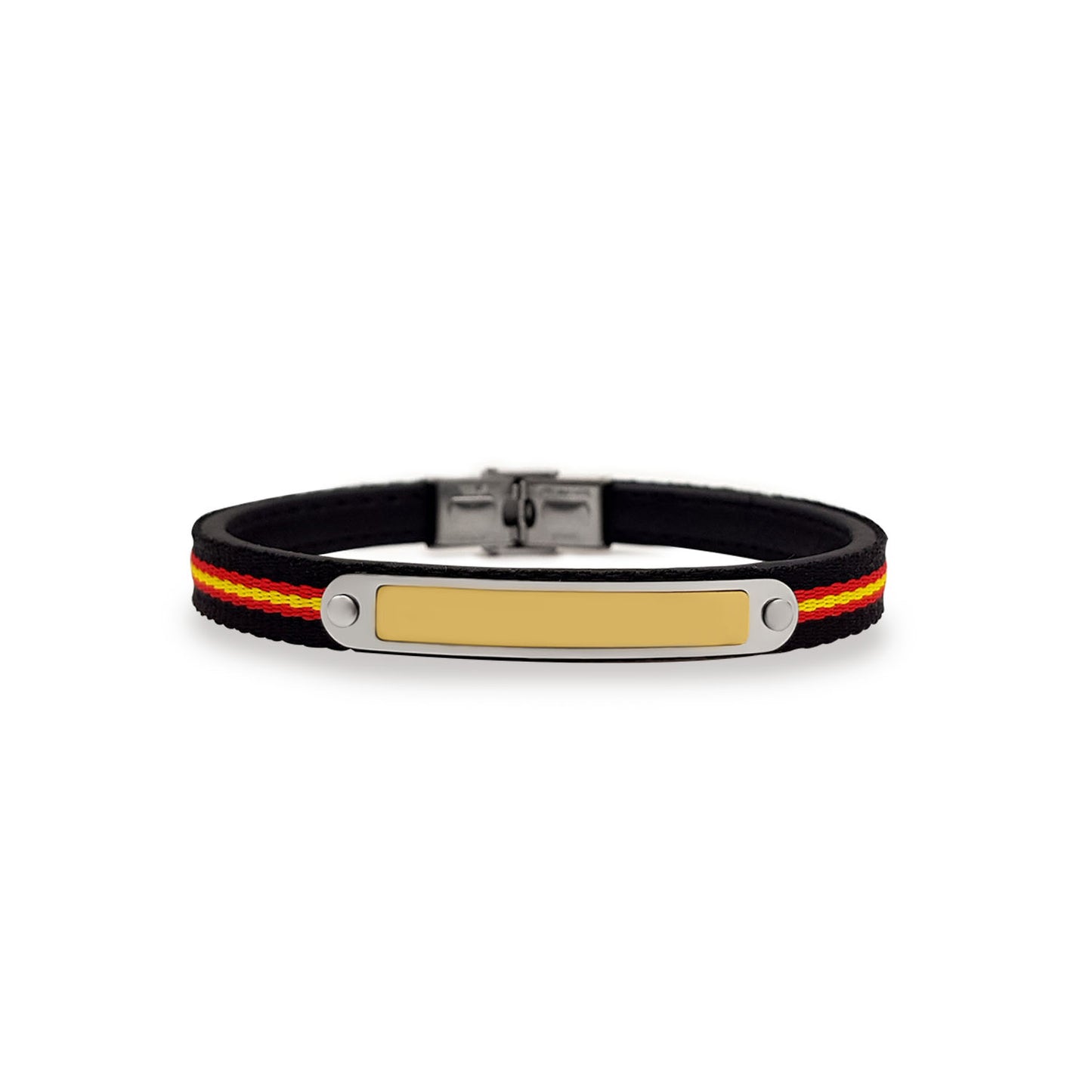 Pulsera Lucas - Acabado Plata y Oro (Personalizable)