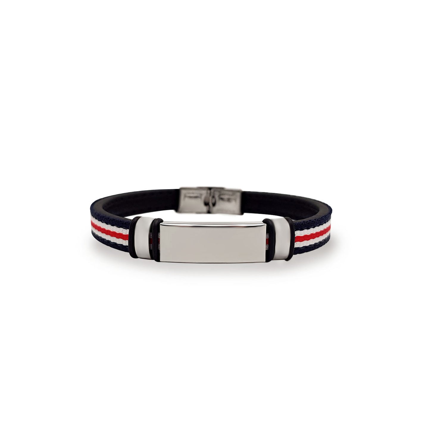 Pulsera Cayetano - Acabado Plata (Personalizable)