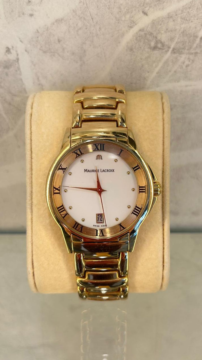 RELOJ DE HOMBRE EN ORO DE 18KL MARCA MAURICE LACROIX