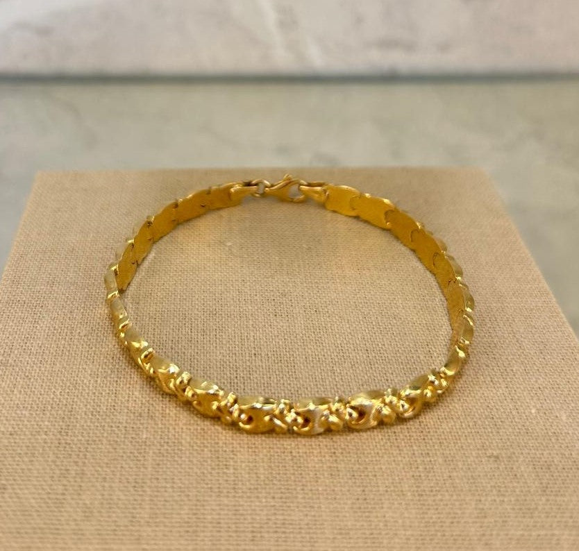 Pulsera oro 18k - plana