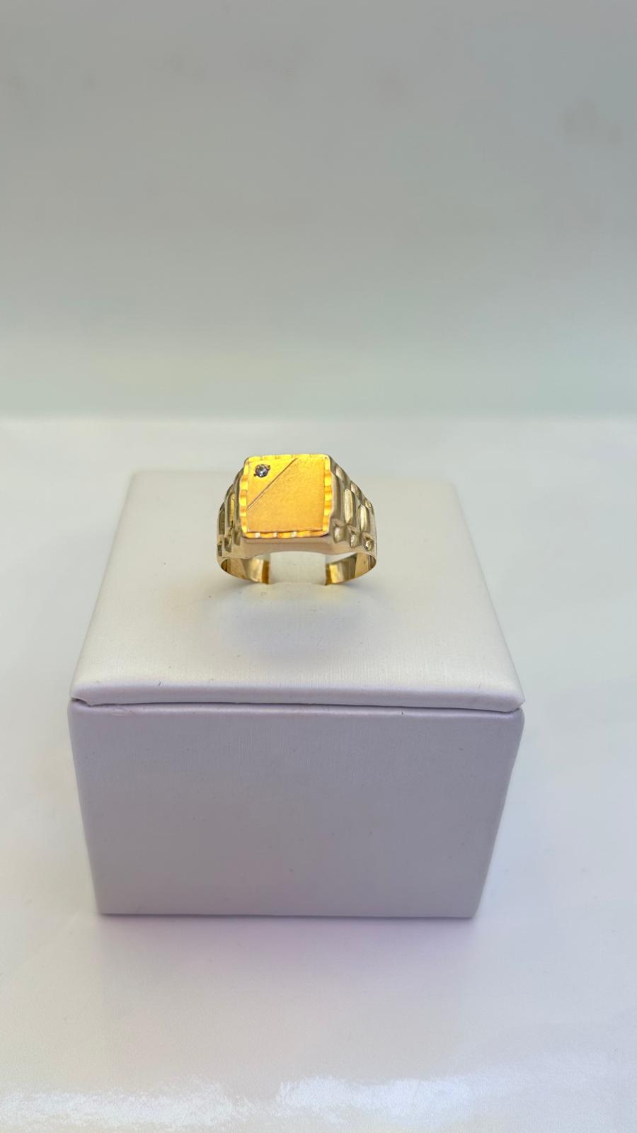 Anillo sello de Oro 18kl