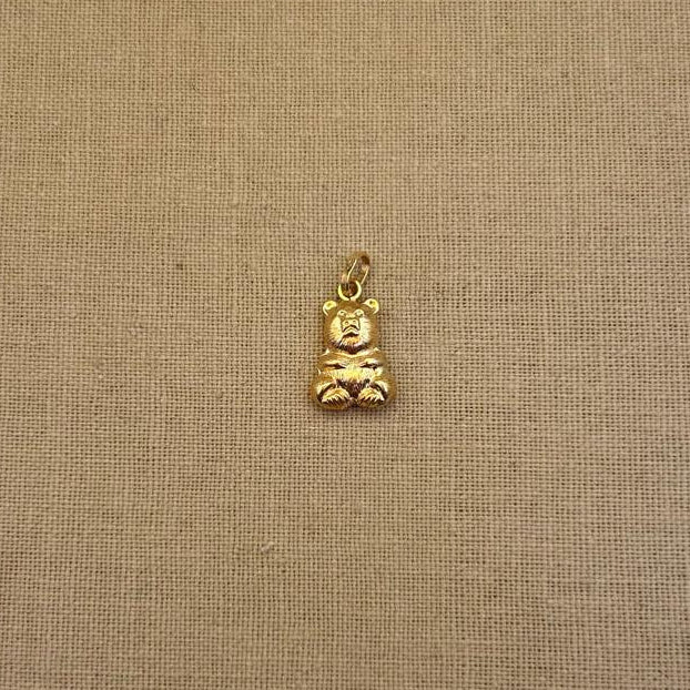 Dije oso en oro 18kl