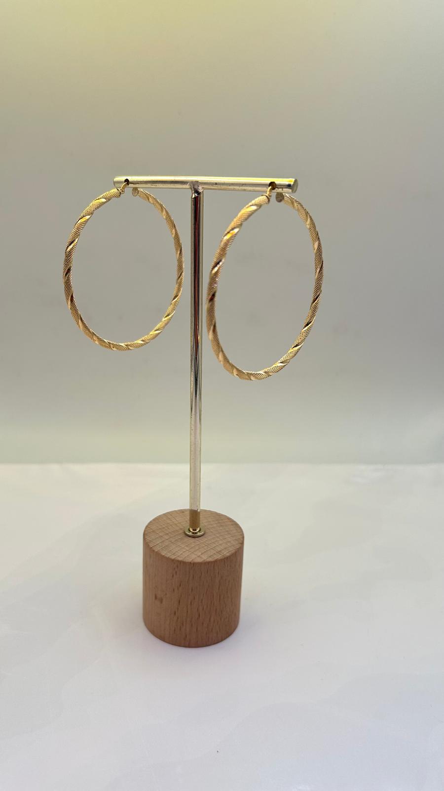 Pendientes aro en Oro 18kl