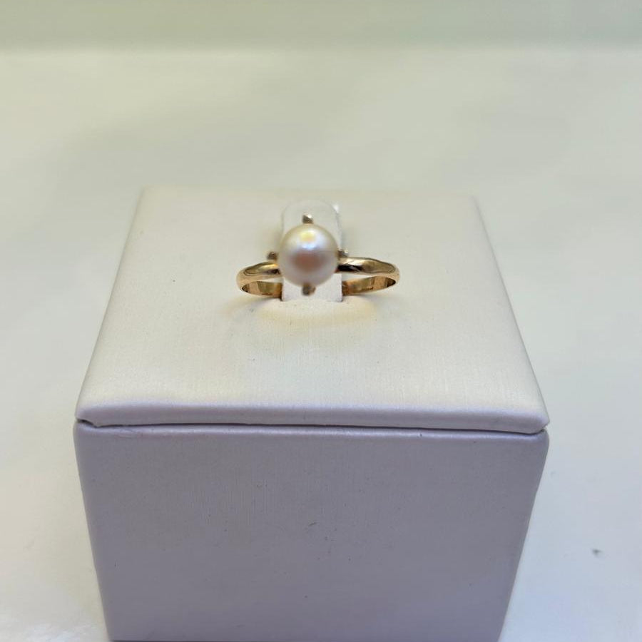 Anillo de Oro18kl con perla
