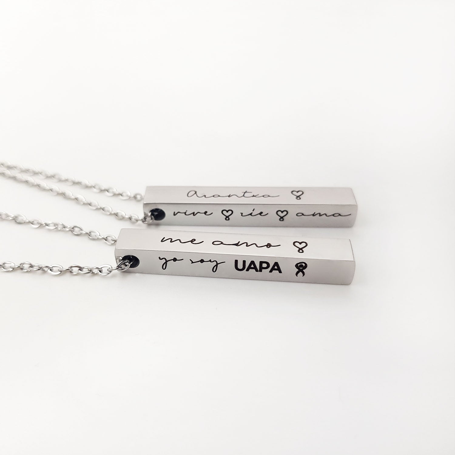 Colgante Irene - Acabado Plata  (Personalizable)