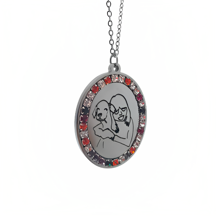 Colgante Mariana Miss Prosperity  - Acabado Plata (Personalizada)