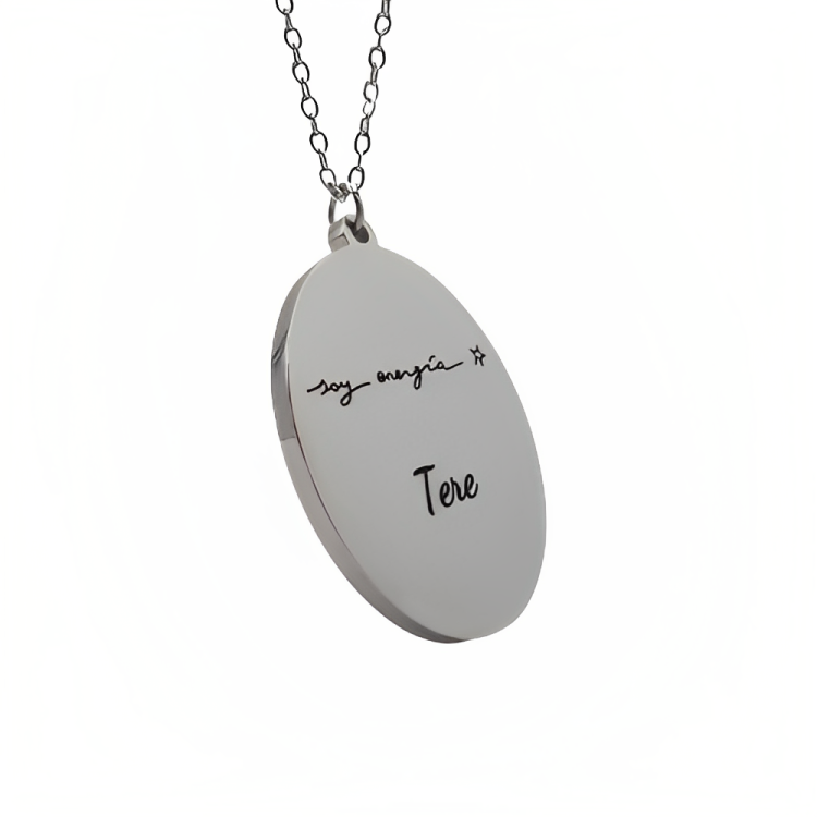 Colgante Mariana Miss Prosperity  - Acabado Plata (Personalizada)