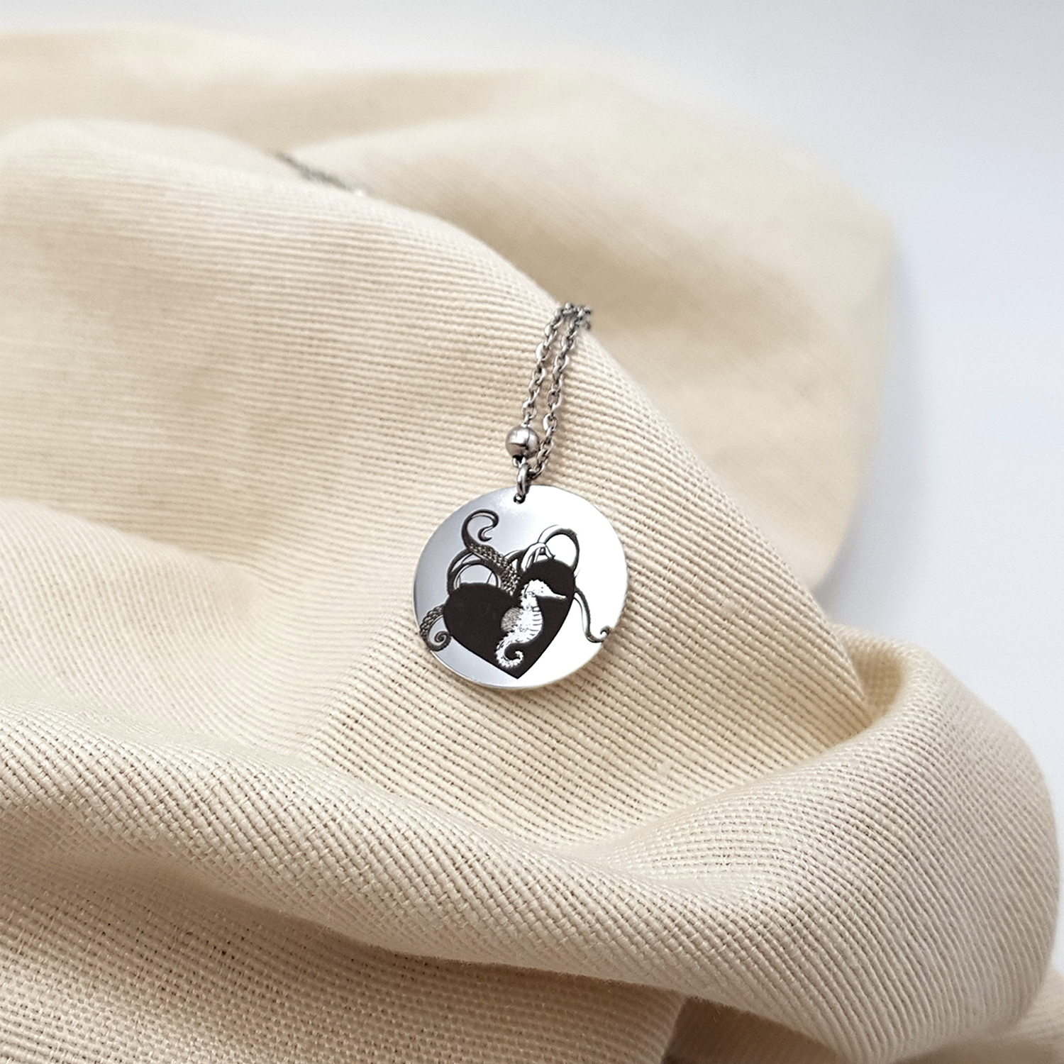 Colgante Elisa - Acabado Plata (Personalizable)