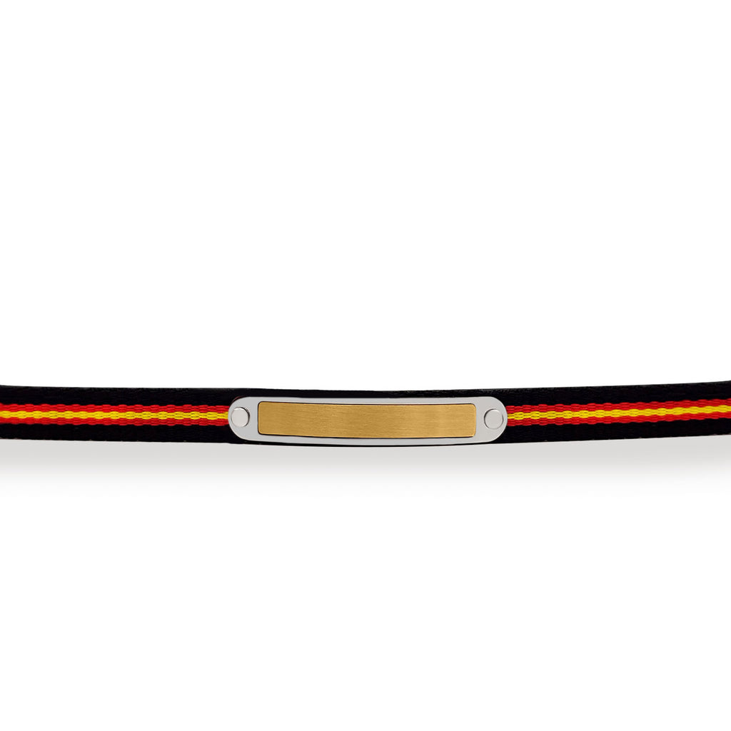 Pulsera Lucas - Acabado Plata y Oro (Personalizable)