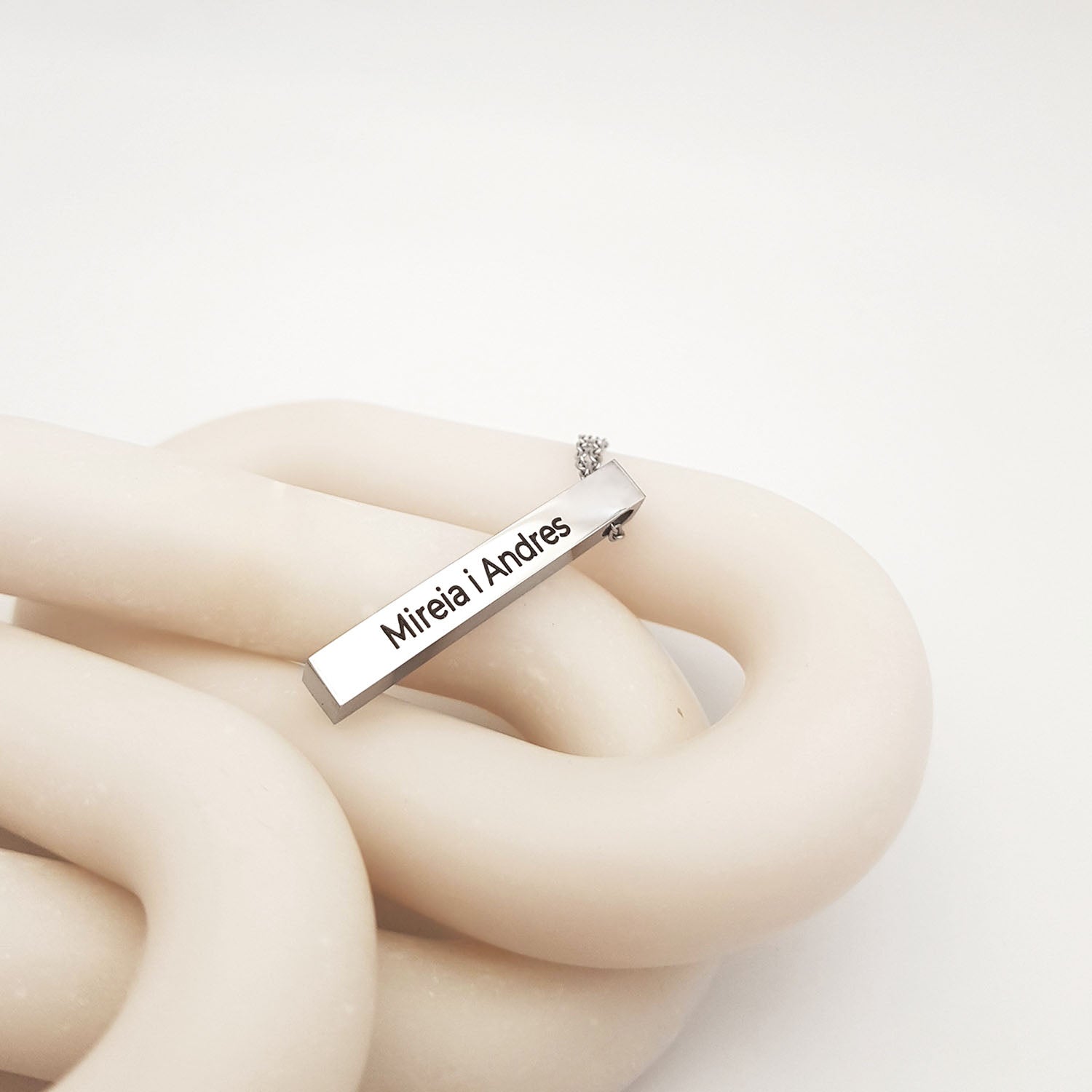 Colgante Irene - Acabado Plata  (Personalizable)