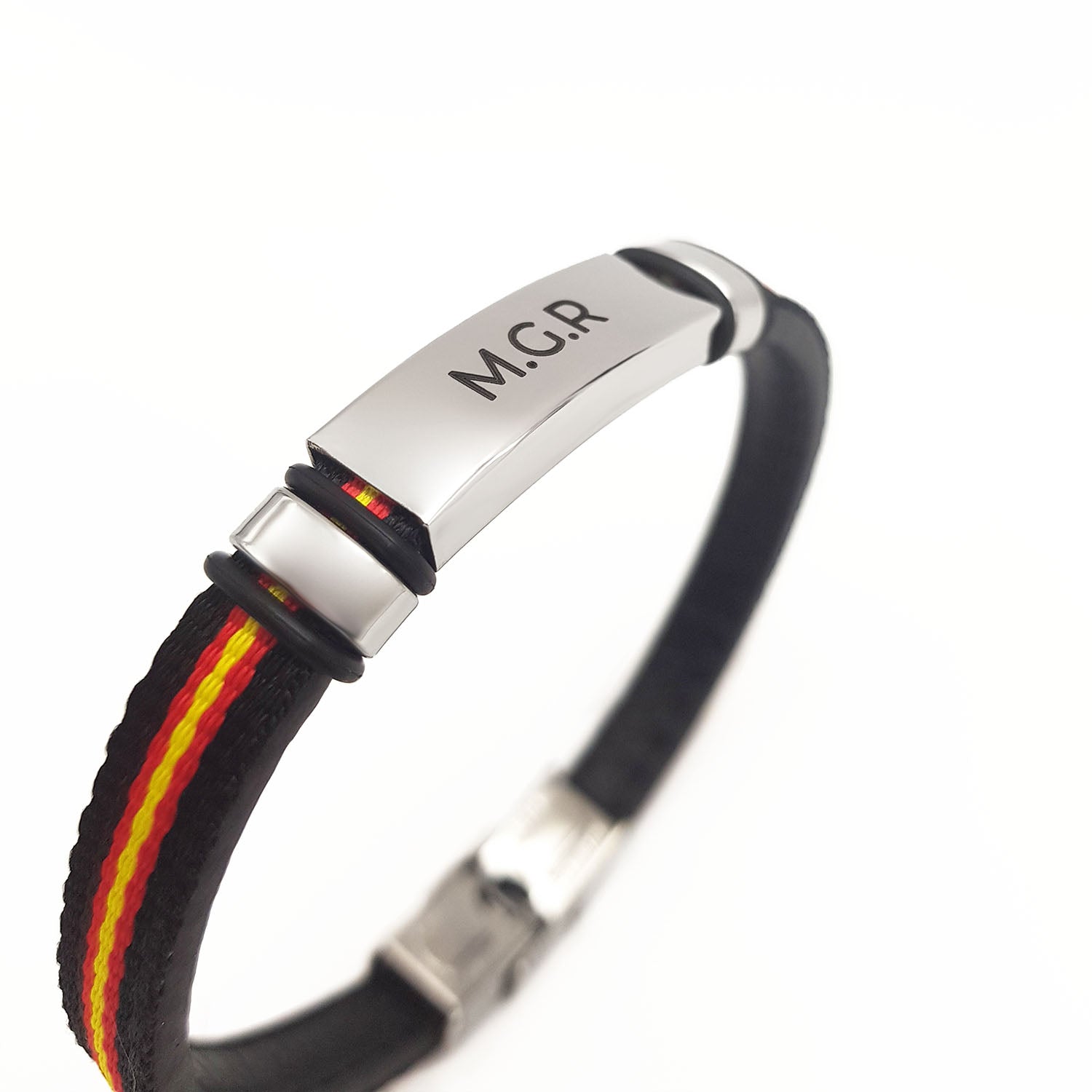 Pulsera Gregorio - Acabado Plata (Personalizable)