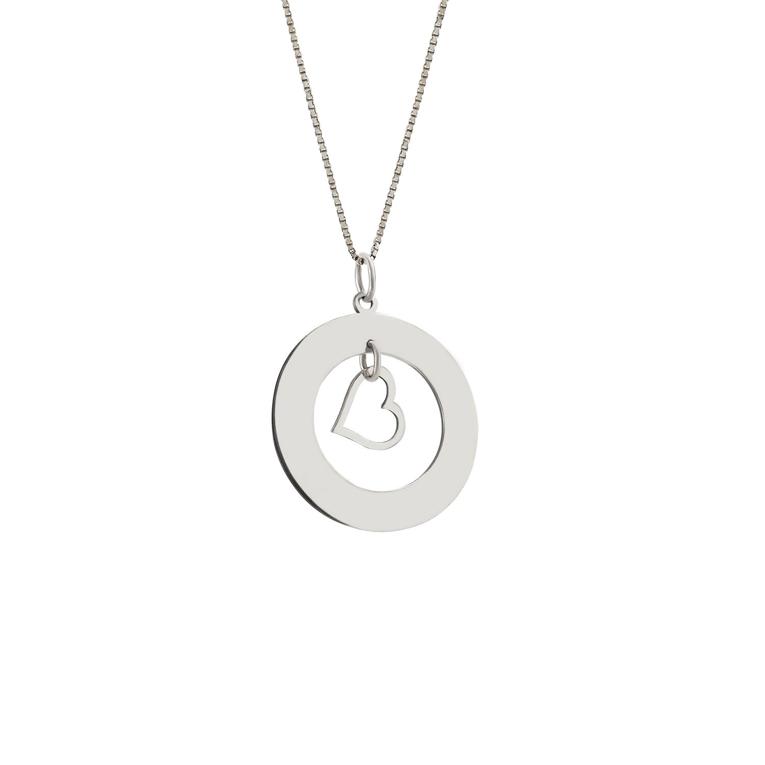 Colgante Blanca Plata (Personalizada)