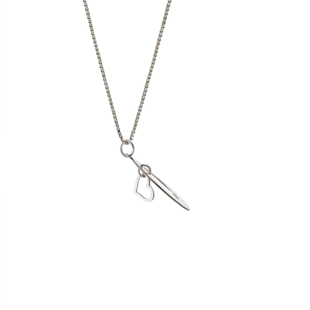 Colgante Blanca Plata (Personalizada)