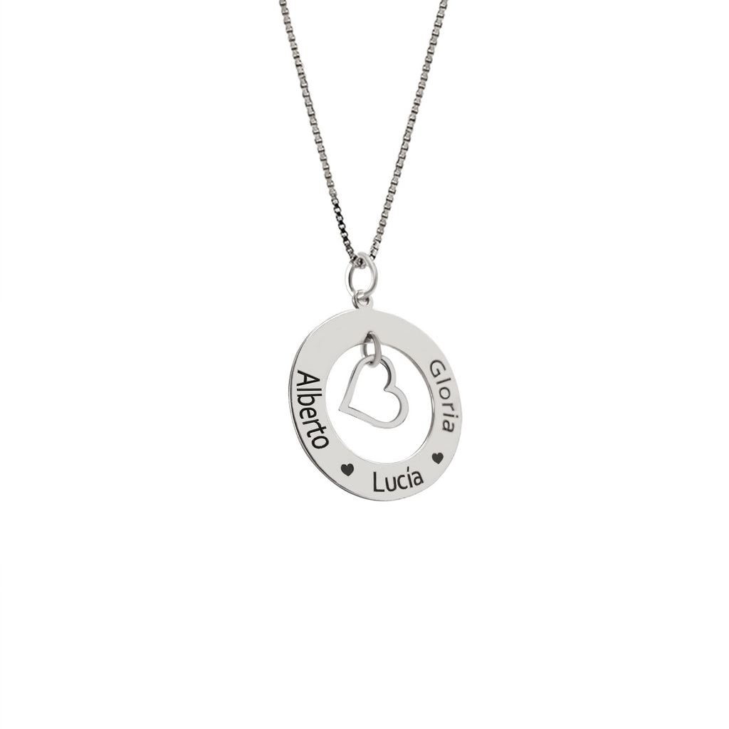 Colgante Blanca Plata (Personalizada)