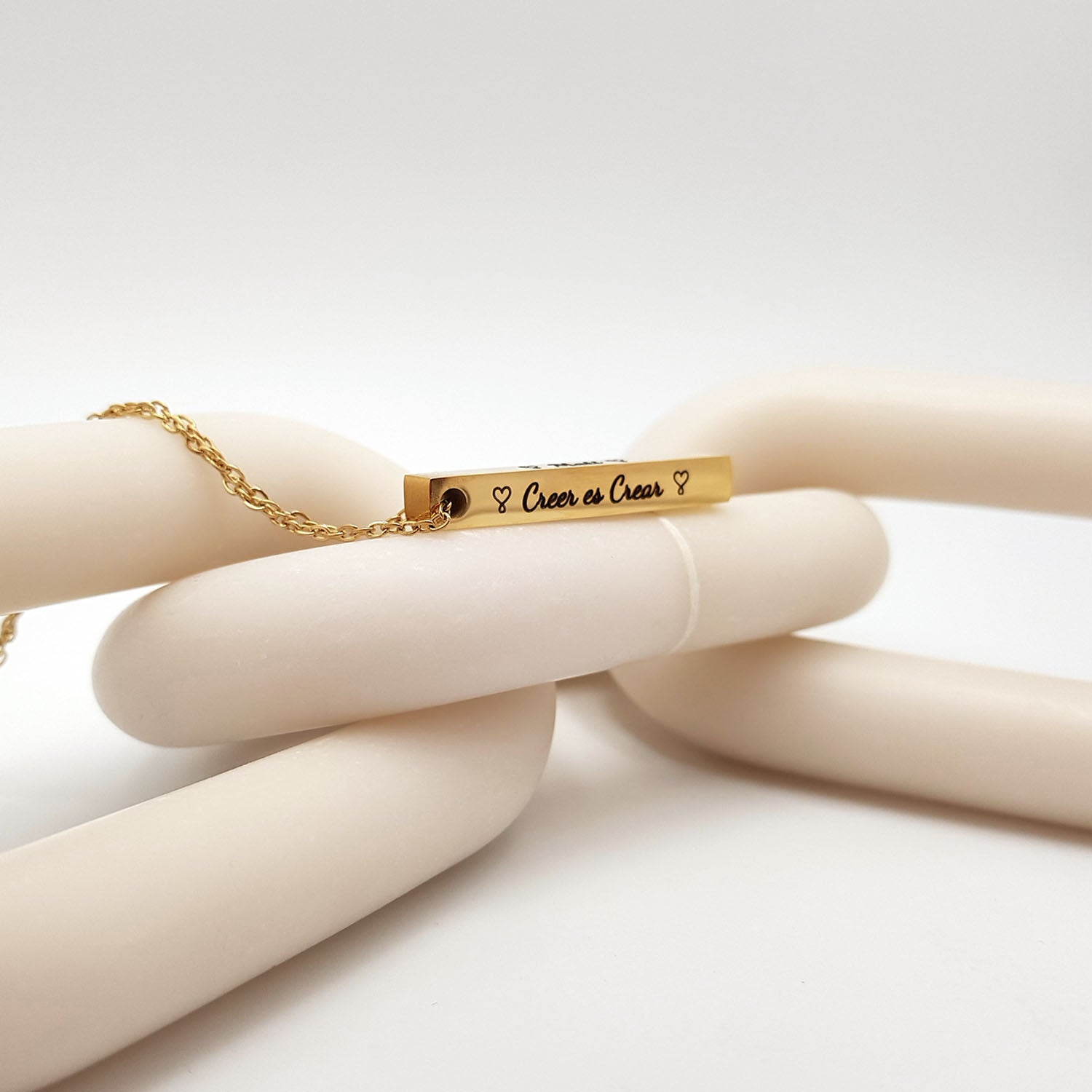 Colgante Celia - Acabado Oro (Personalizable)