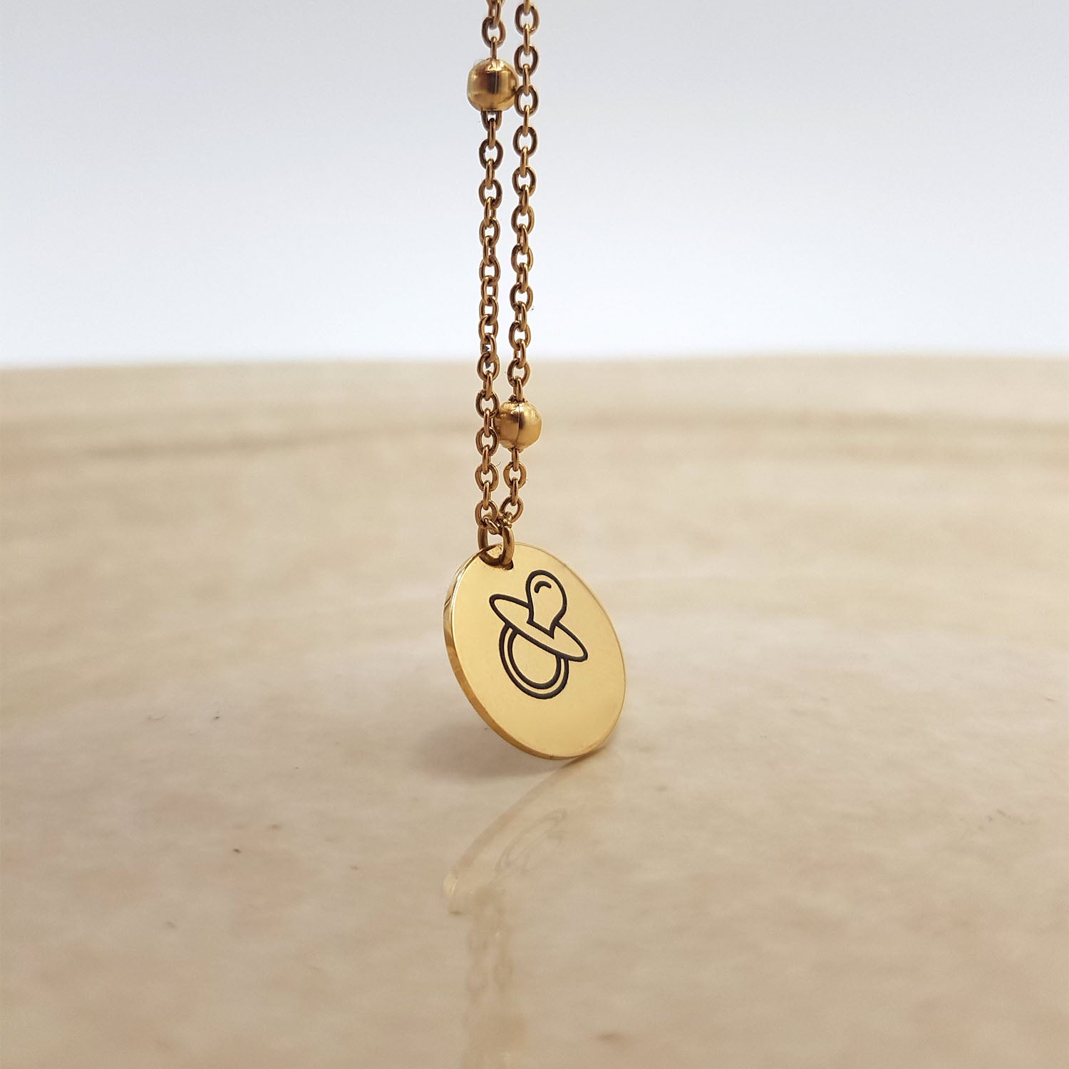 Pulsera Lidia - Acabado Oro (Personalizable)