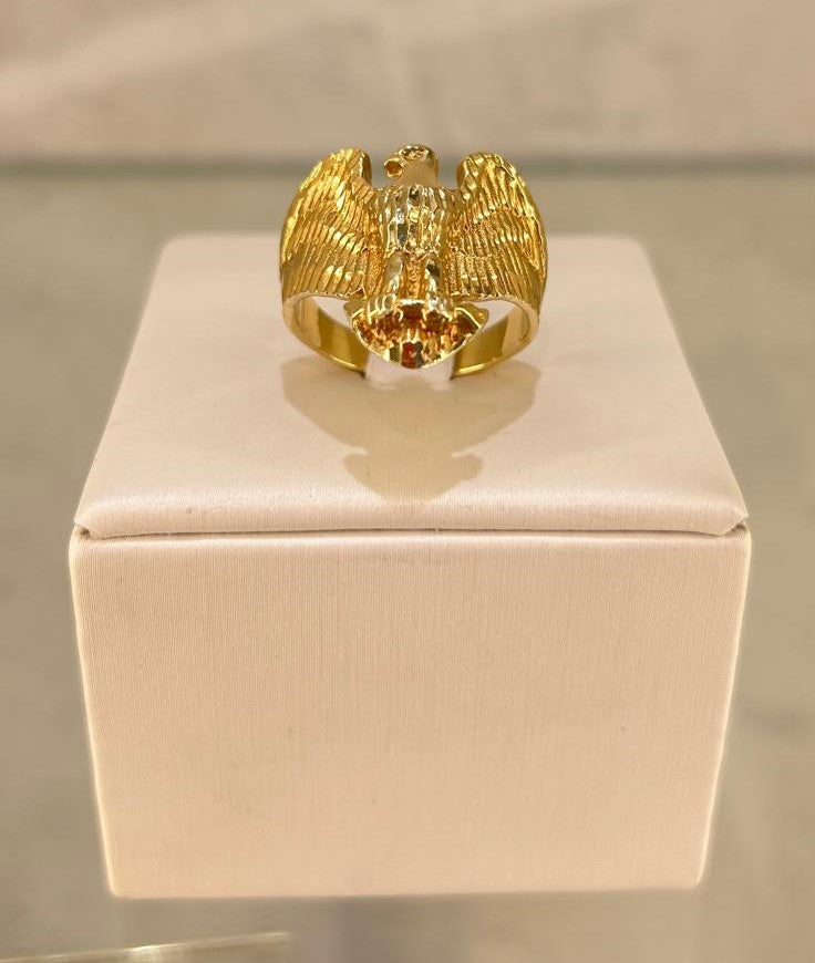 Anillo Águila Oro 18 Kl