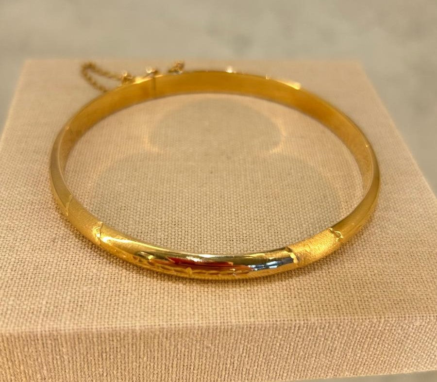 Pulsera Caña Oro 18KL