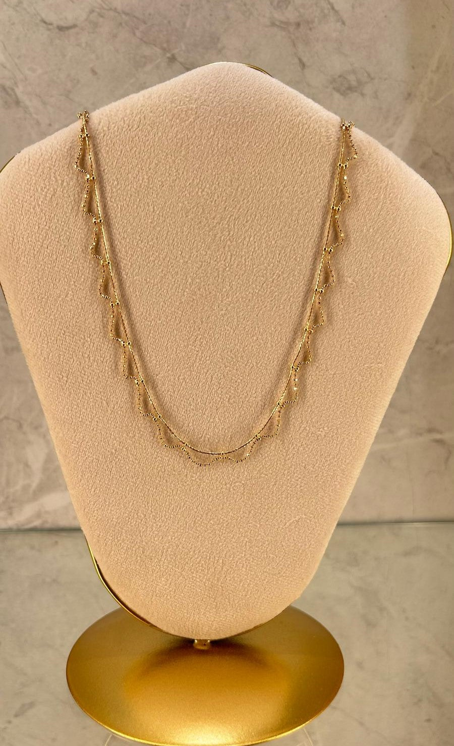 Gargantilla oro 18k - Elegante