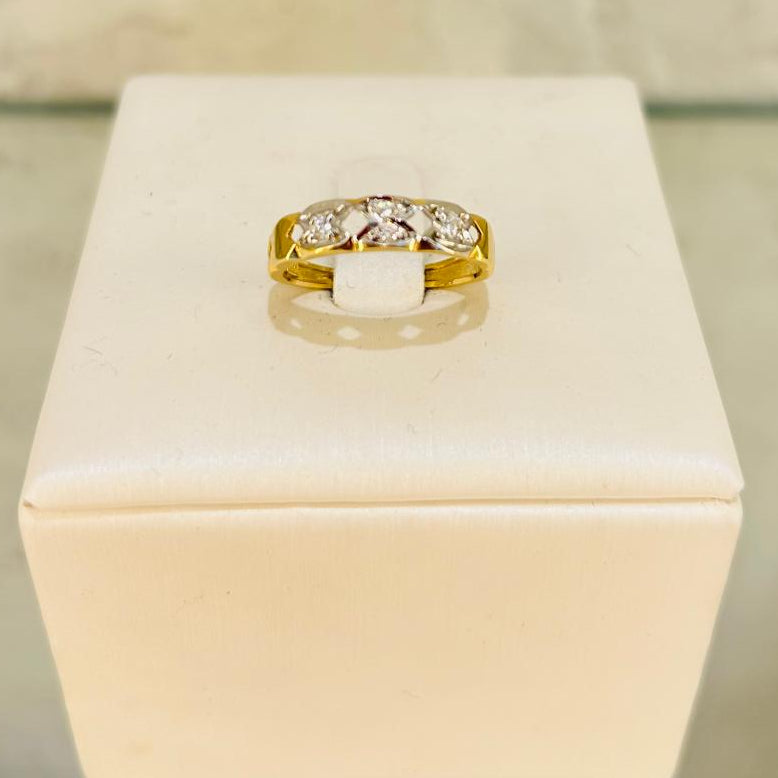 Anillo oro 18kl