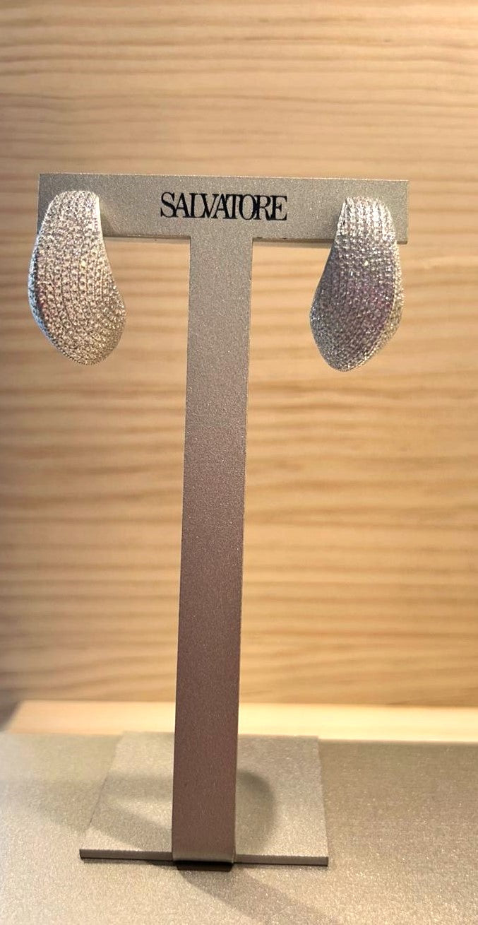 PENDIENTE DE  PLATA COLECCION SALVATORE