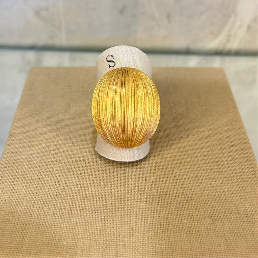 ANILLO DE PLATA DORADO COLECCION SALVATORE