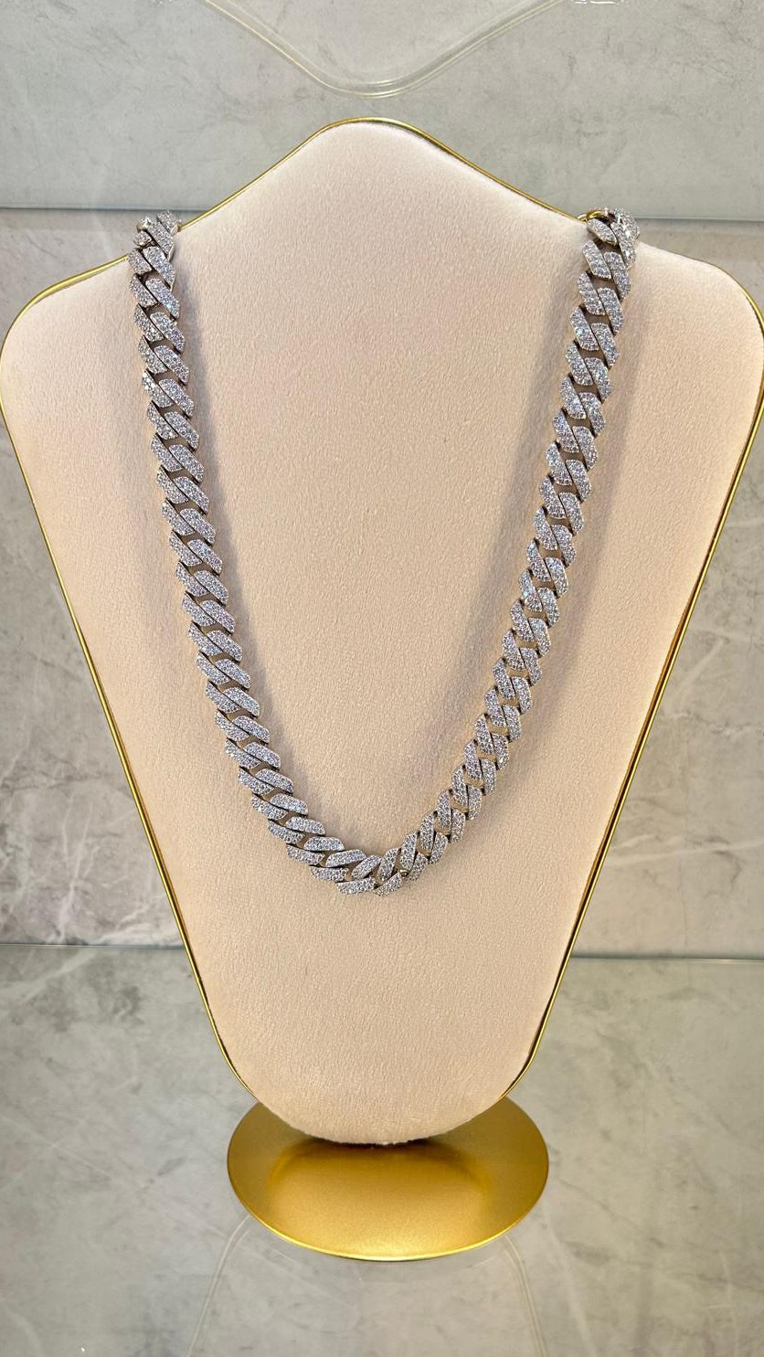 COLLAR DE PLATA CON CIRCONITAS