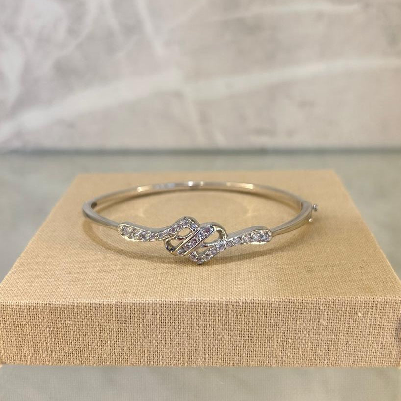 Pulsera de plata con circonitas