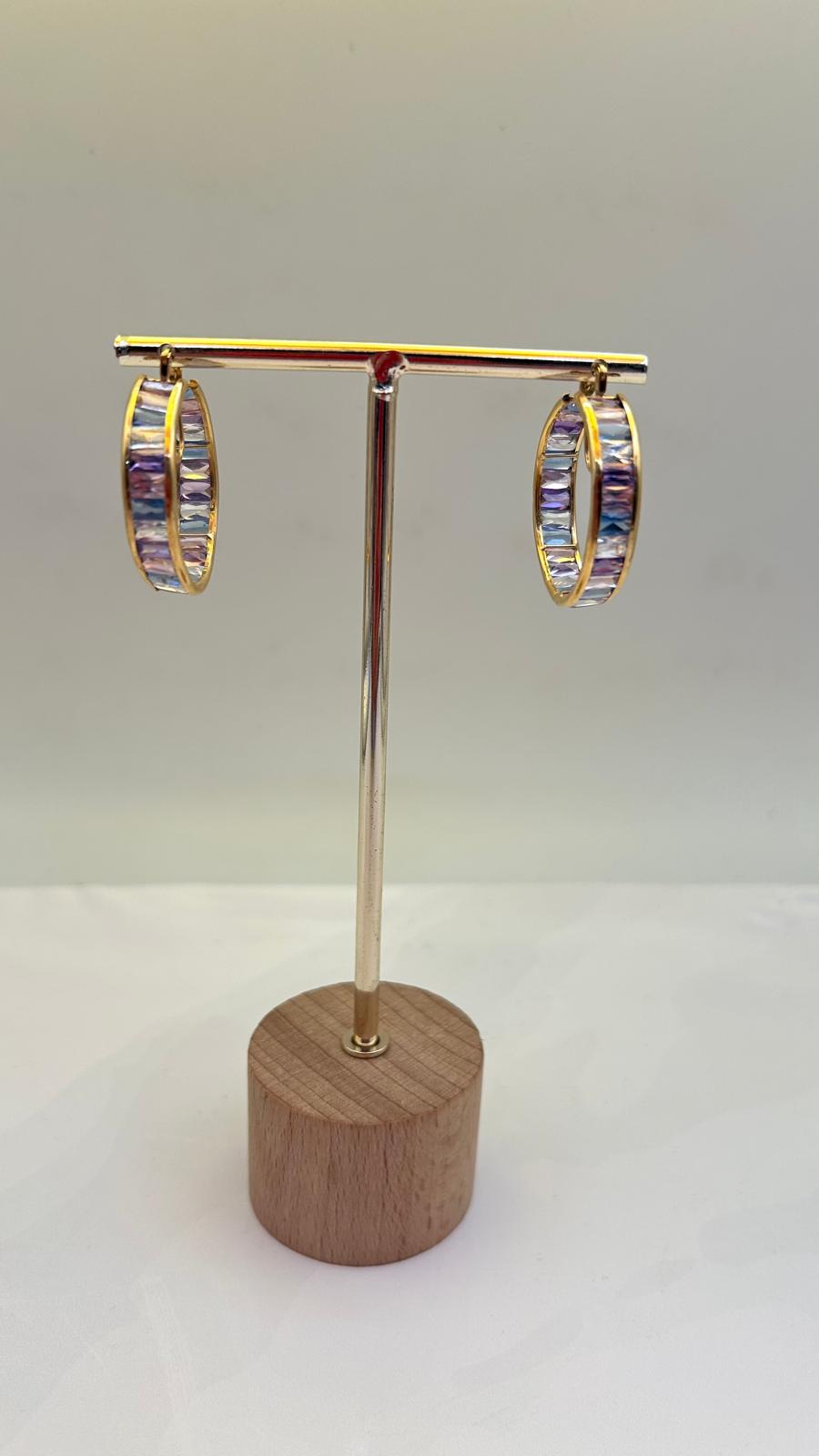 Pendientes aro en Oro 18kl