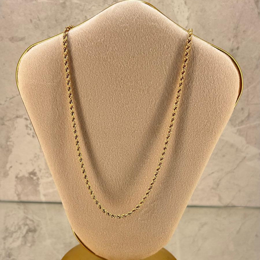 CADENA CORDON FINO EN ORO DE 18 KL