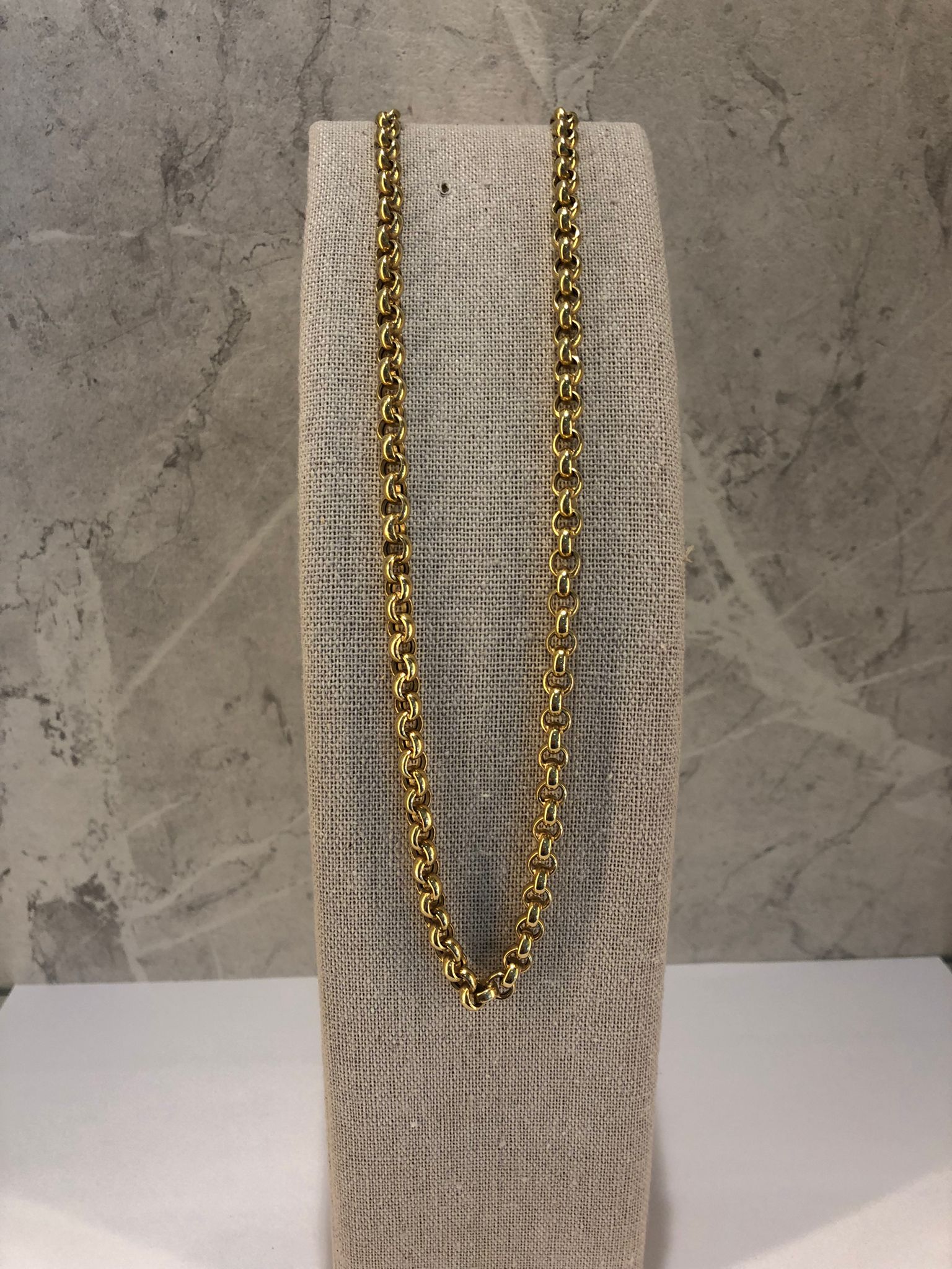 Cadena en oro de 18 kl