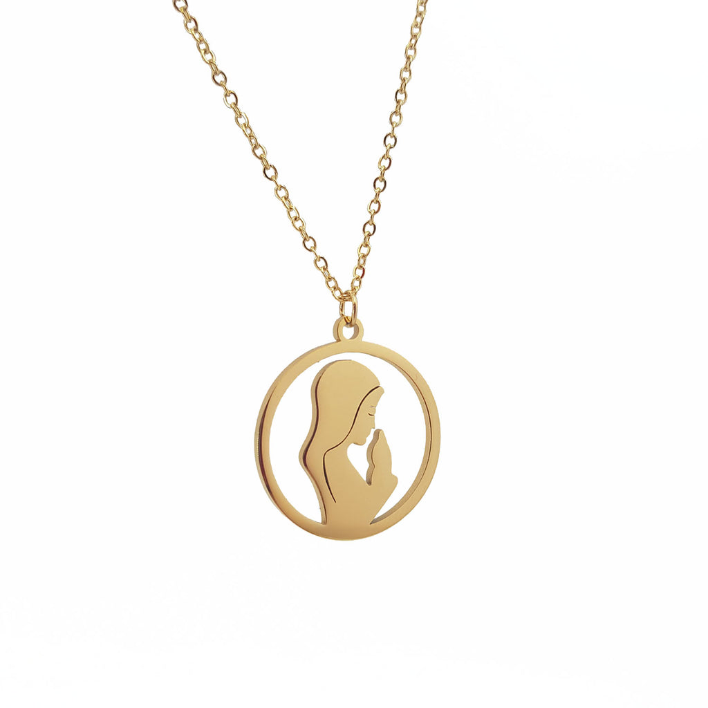 Colgante Lisa - Acabado Oro (Personalizable)