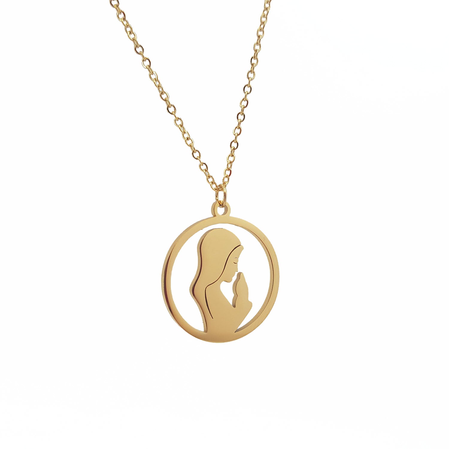 Colgante Lisa - Acabado Oro (Personalizable)