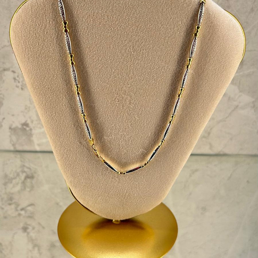 Gargantilla oro blanco 18k