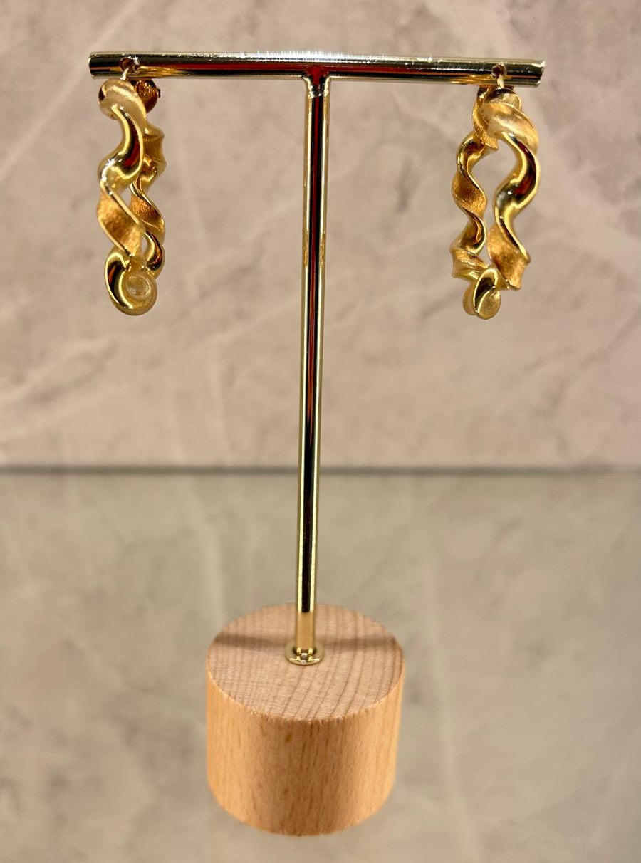 Aros dorados | Pendientes oro 18 kl