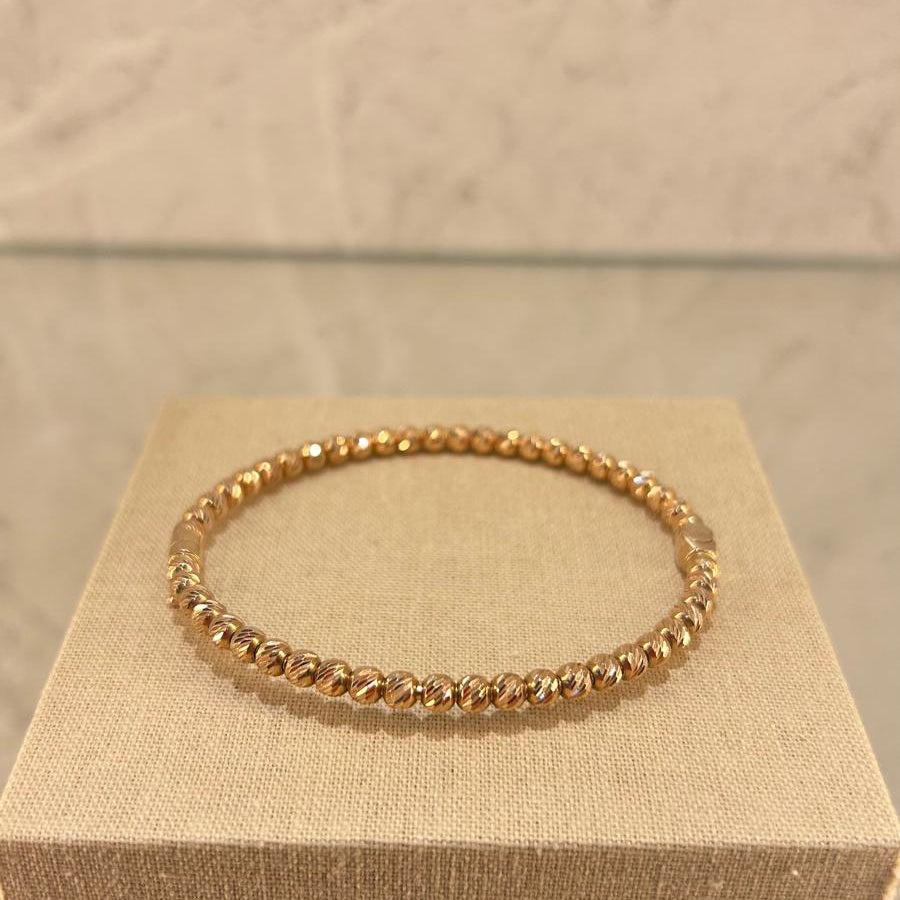 Pulsera oro rosa 18k - Elegante