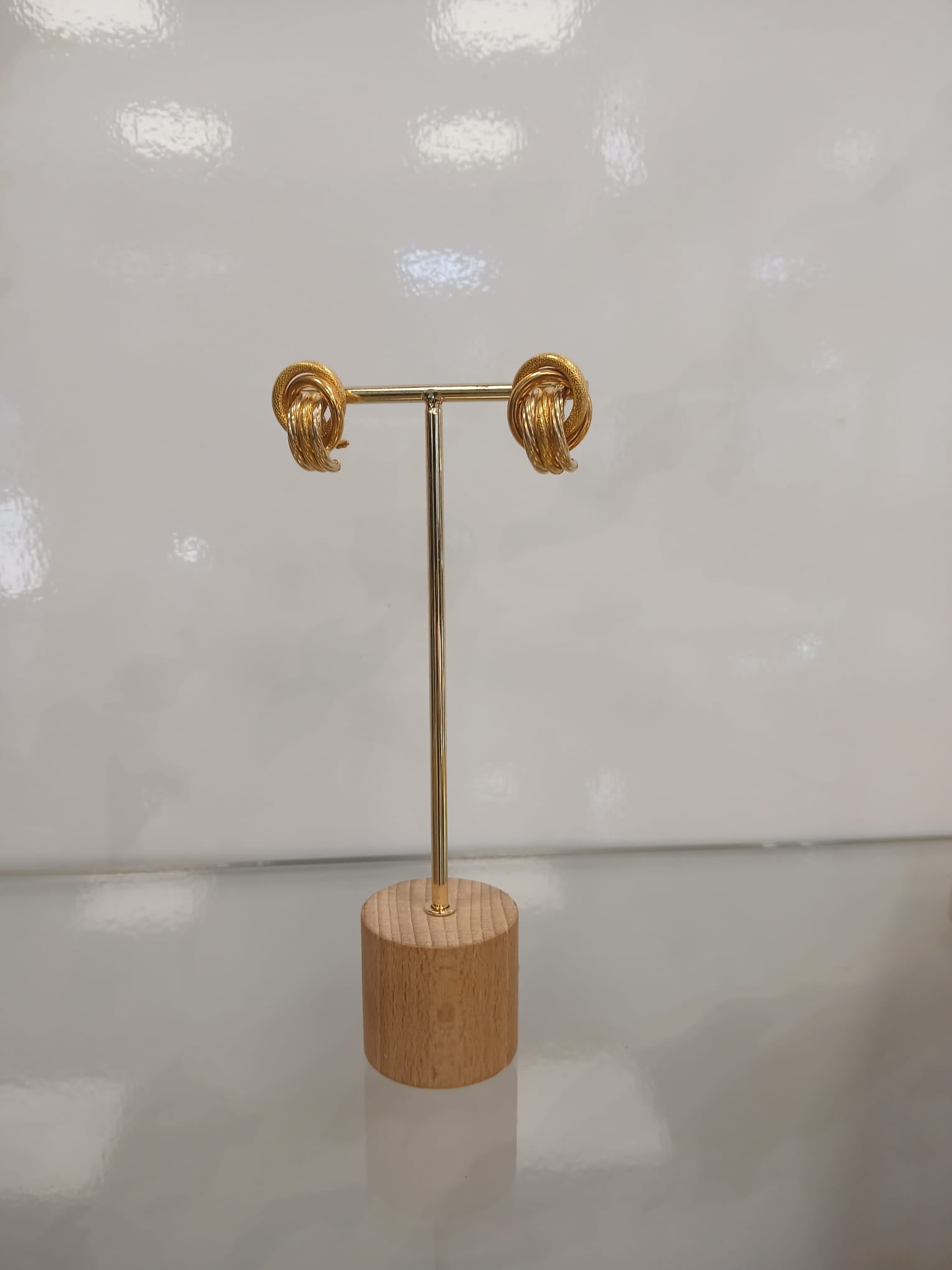 Pendientes nudo en Oro 18kl