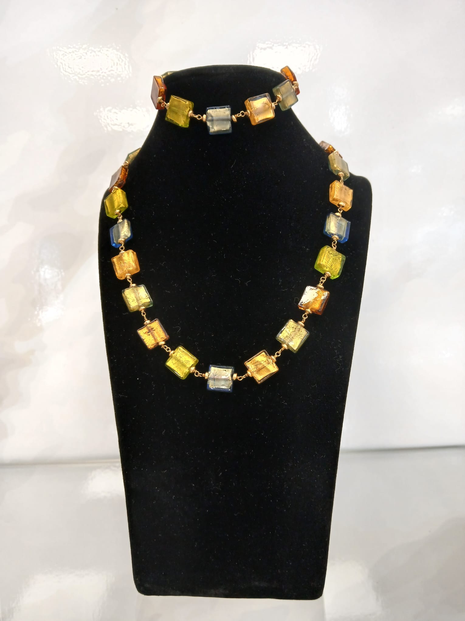 Conjunto de Gargantilla y pulsera Oro 18kl