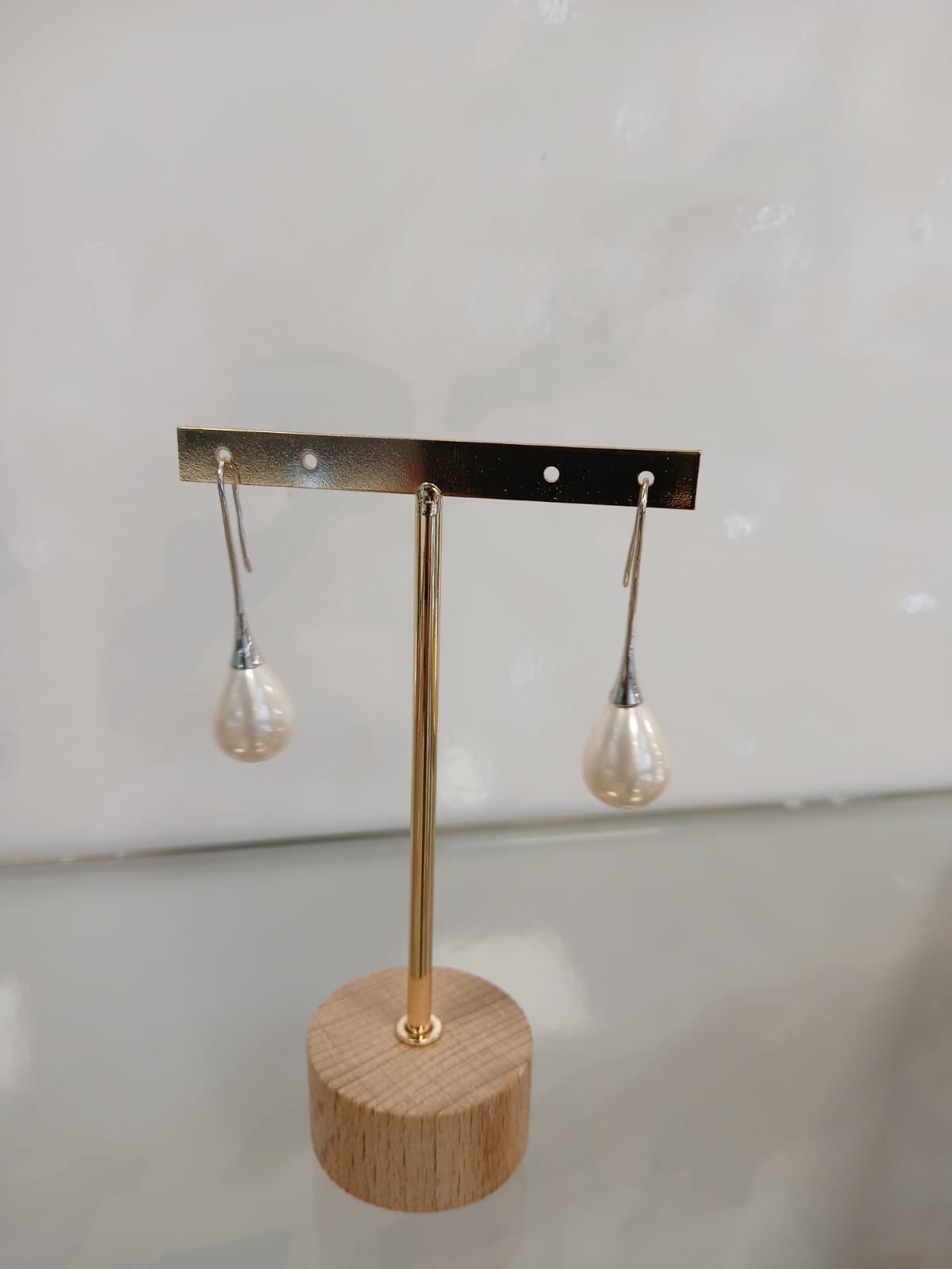 Pendientes en Oro Blanco de 18kl