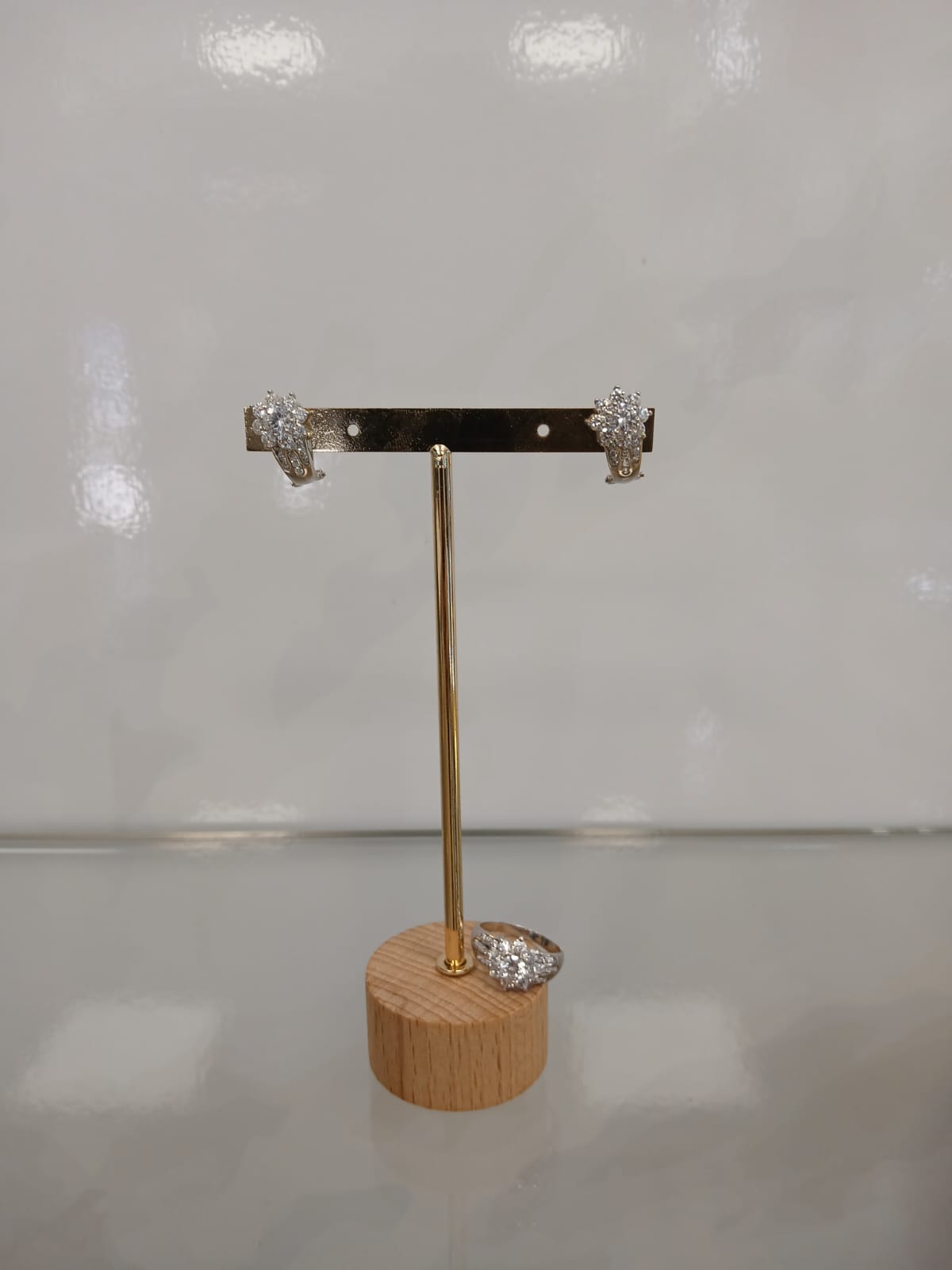 Conjunto en Oro Blanco de 18kl