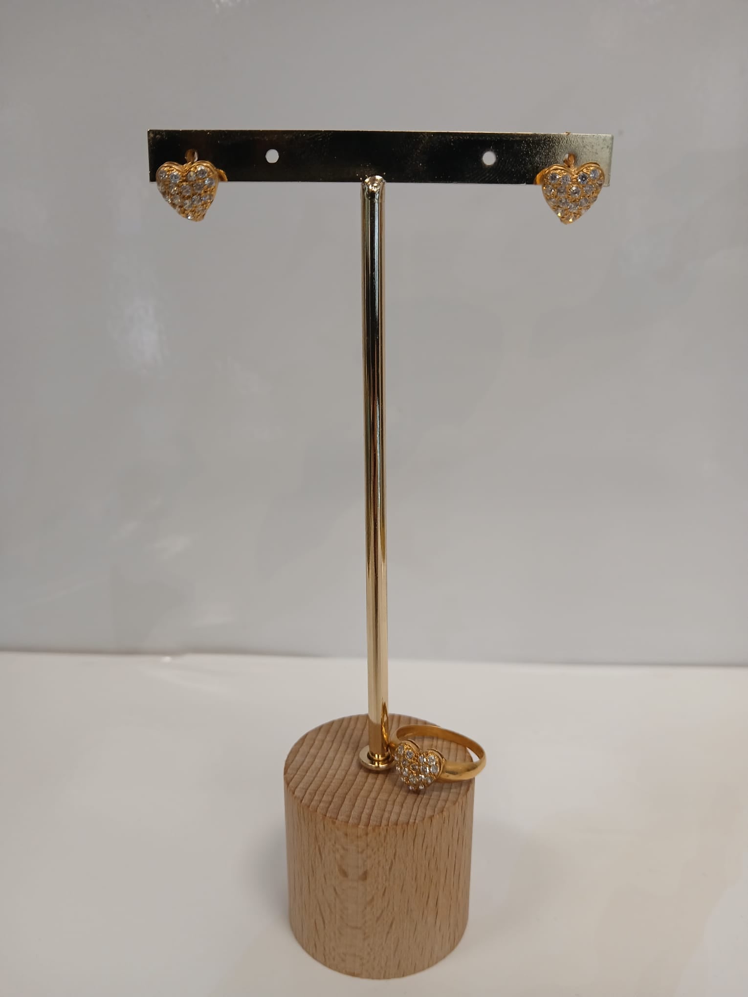 Conjunto en Oro de 18kl con Circonitas