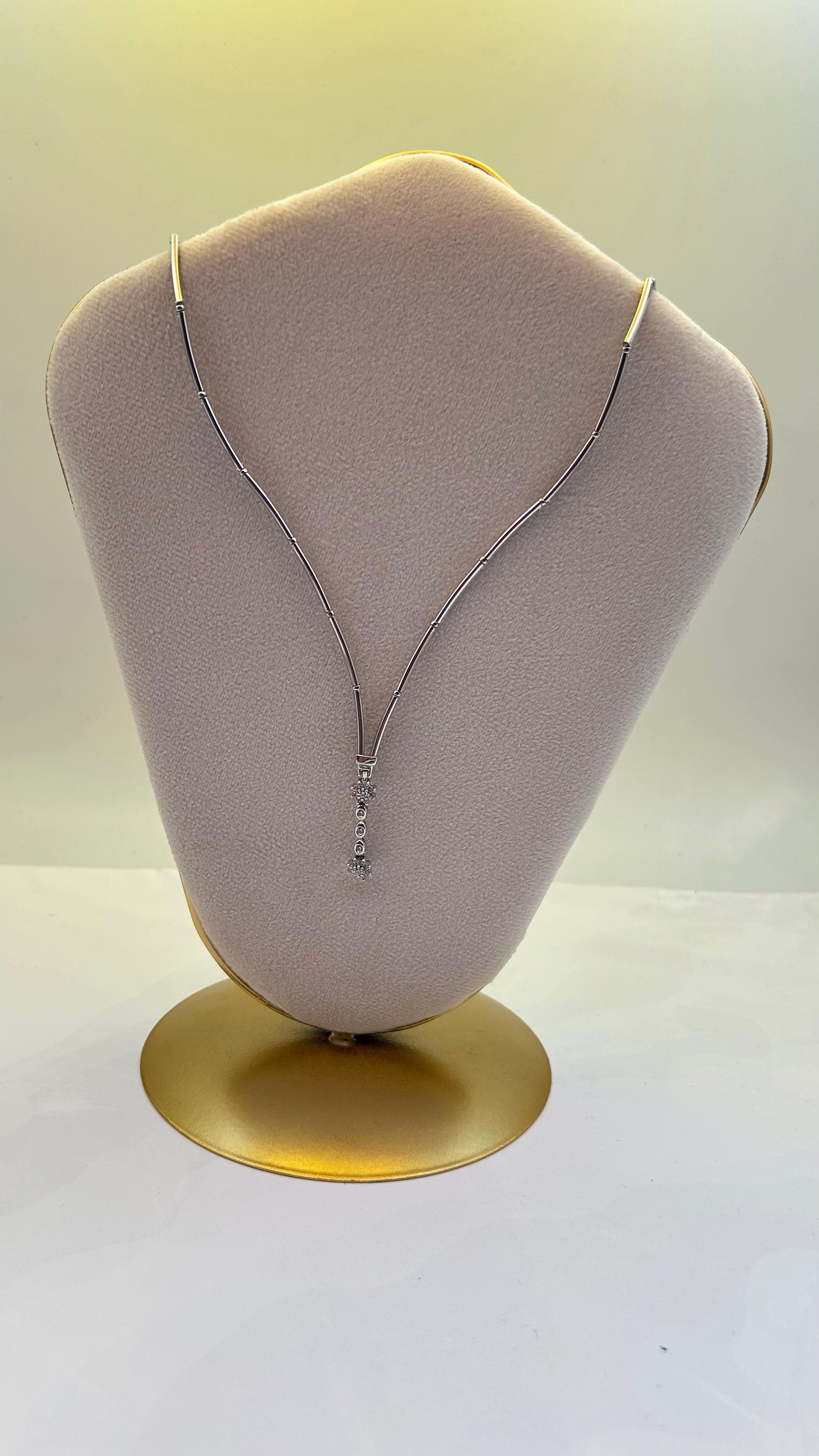 Gargantilla Oro blanco 18kl