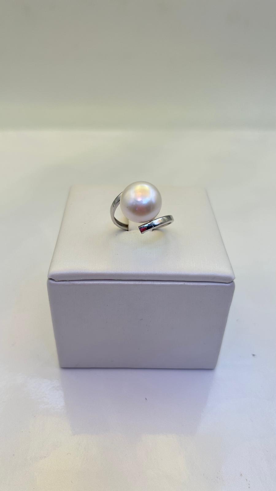 Anillo de Oro blanco 18kl