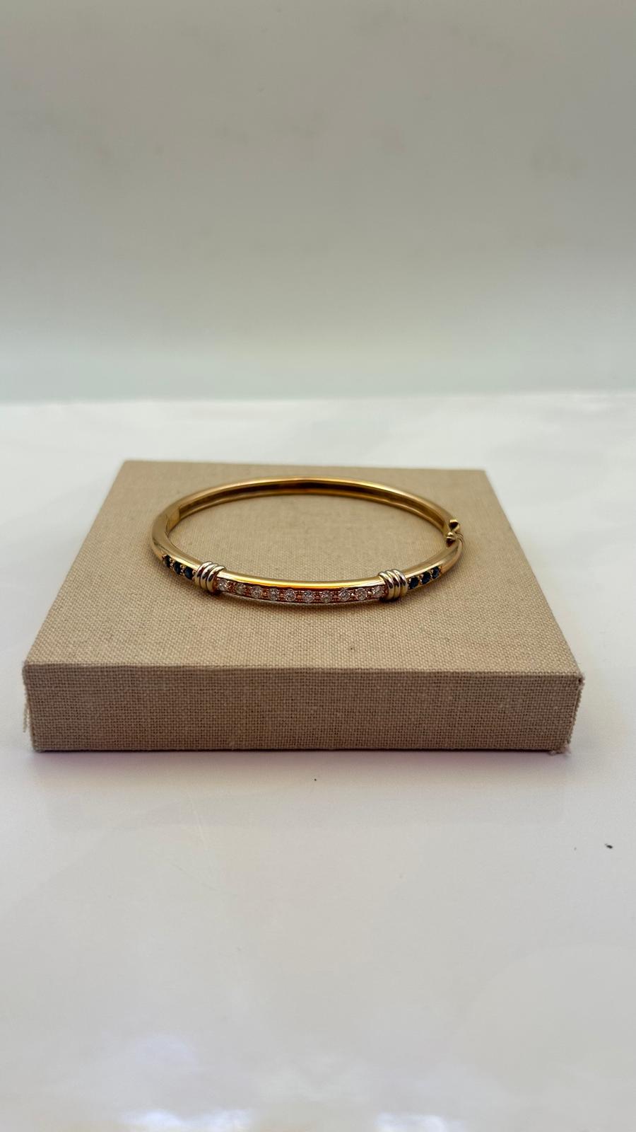 Pulsera rígida en Oro 18kl