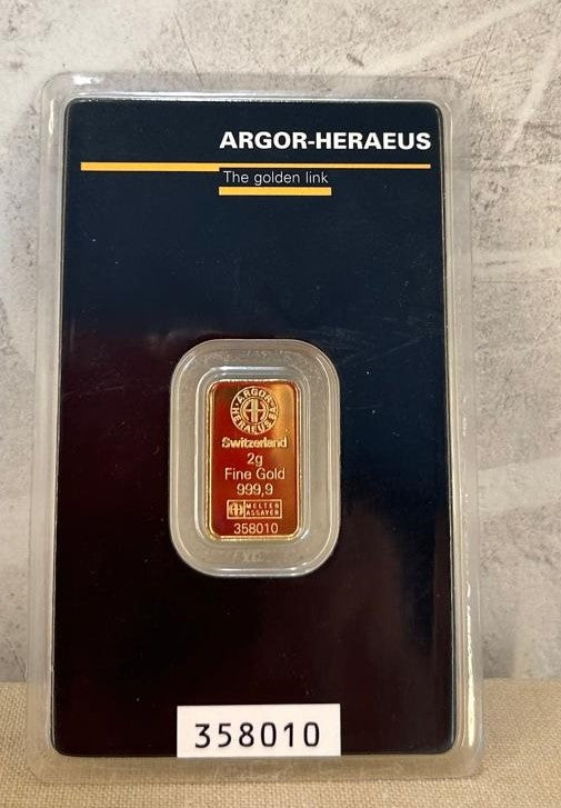 Lingote Certificado 2gr