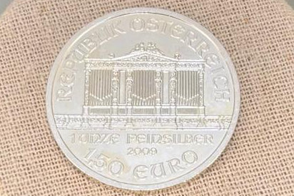 Moneda de plata Filarmónica de Austria de 1 onza