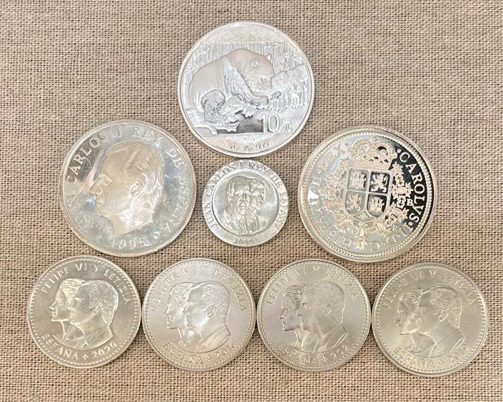 Monedas de plata