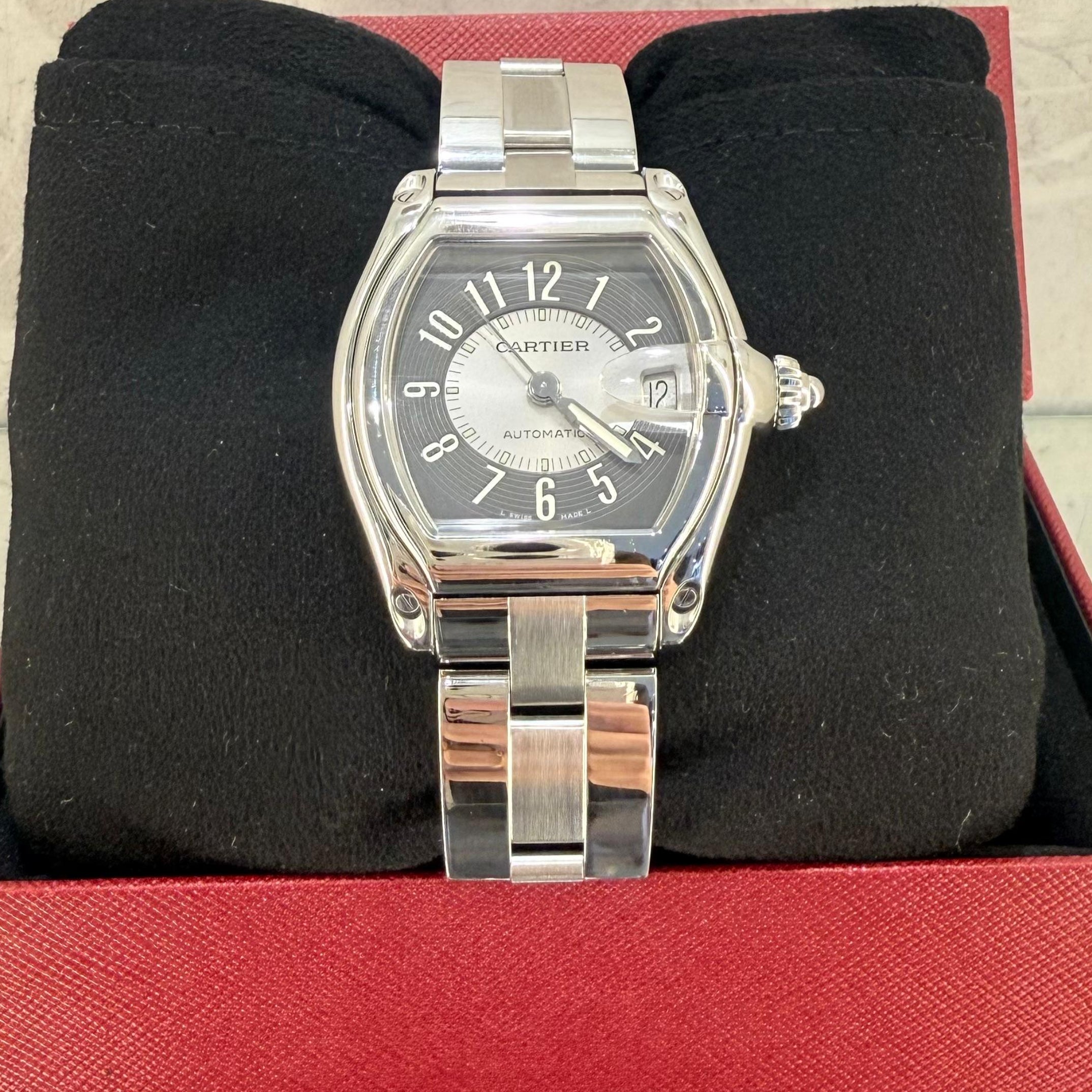 RELOJ CARTIER DE ACERO