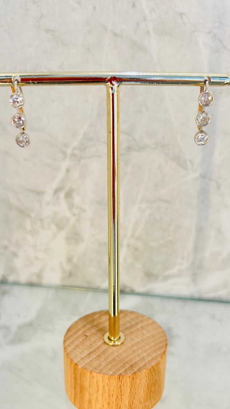 Pendiente oro 18kl