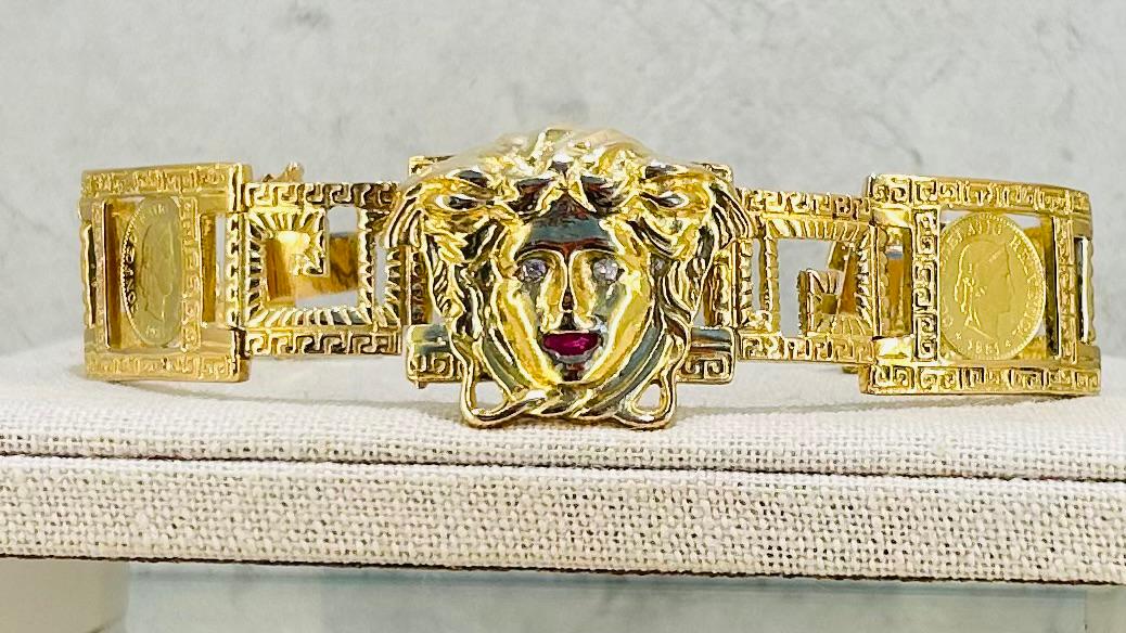Pulsera Versace oro 18kl